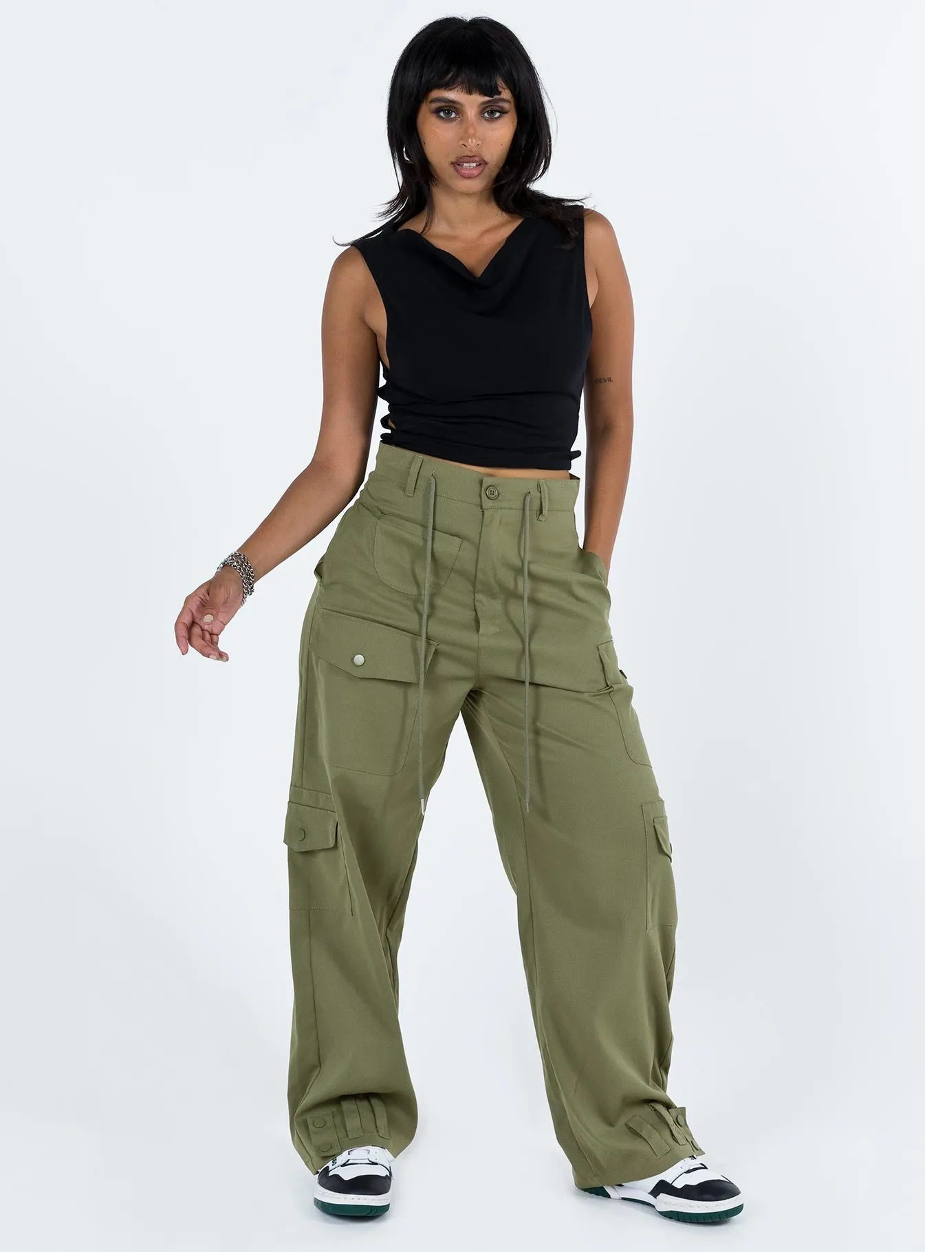 Epik Cargo Pants Olive Green