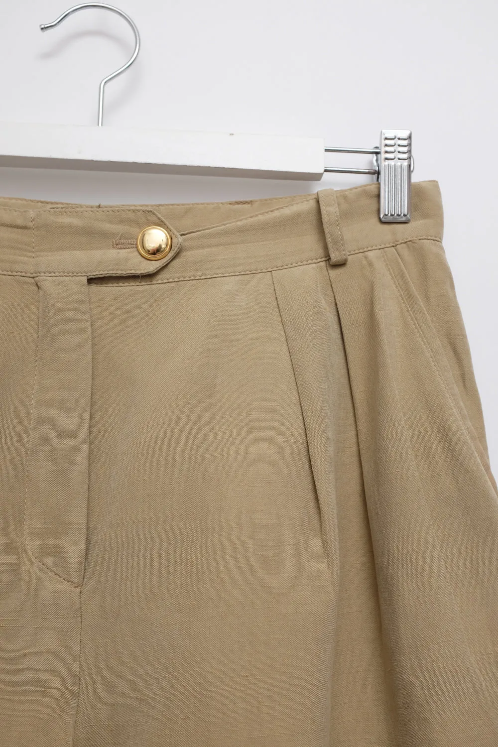 ESCADA PURE LINEN SILK VINTAGE SHORTS