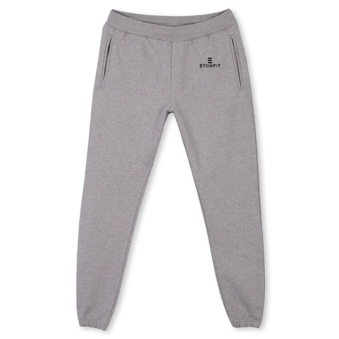 ETCHFITSWEATPANTTEST Grey Marl Sweatpants.