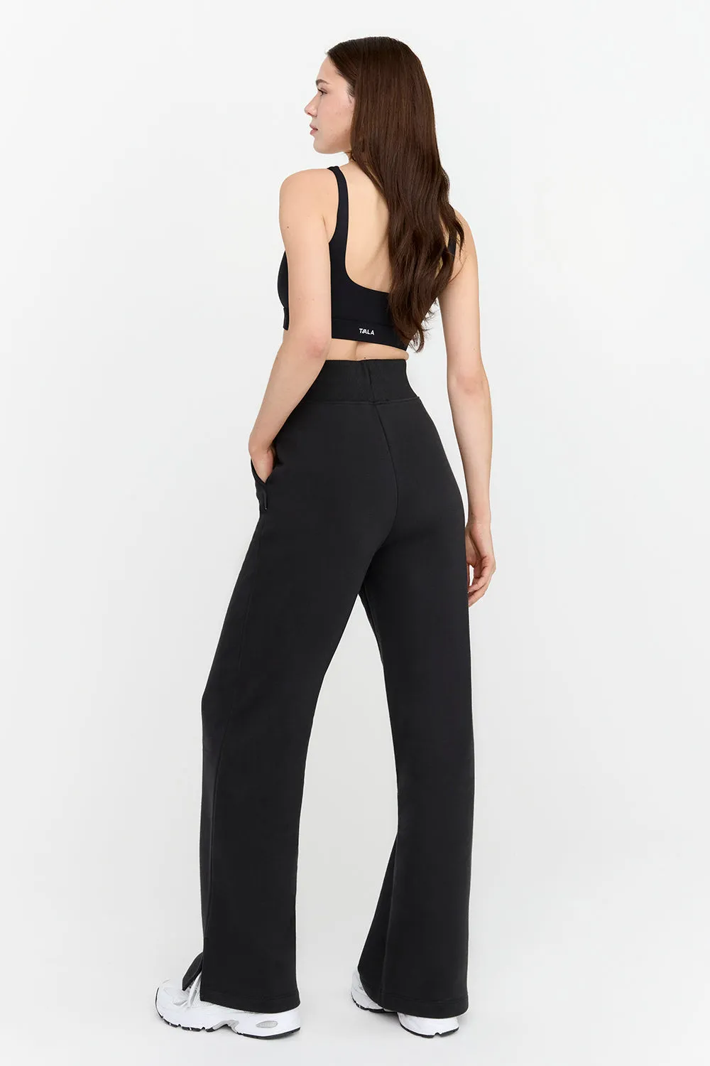 EVERYDAY WIDE LEG JOGGER - BLACK