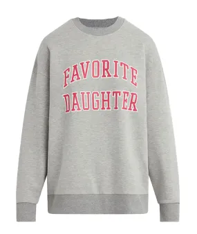 Favorite Daughter Women Collegiate Sweatshirt Heather/Pink