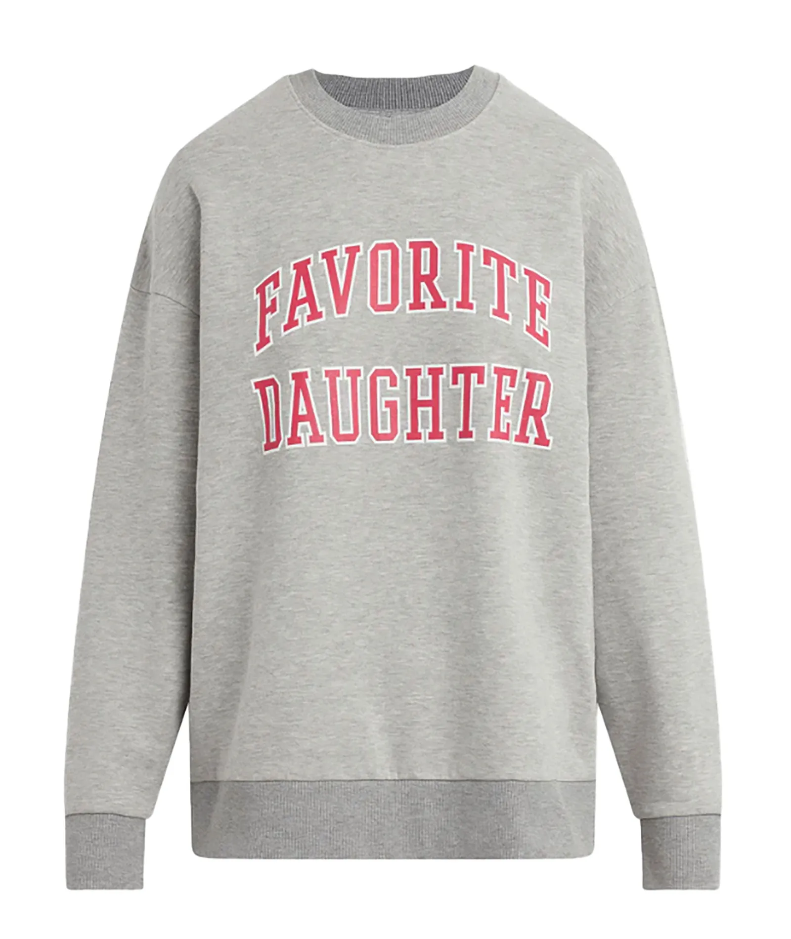 Favorite Daughter Women Collegiate Sweatshirt Heather/Pink