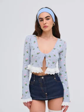 For Love and Lemons Amalia Knit Cardigan