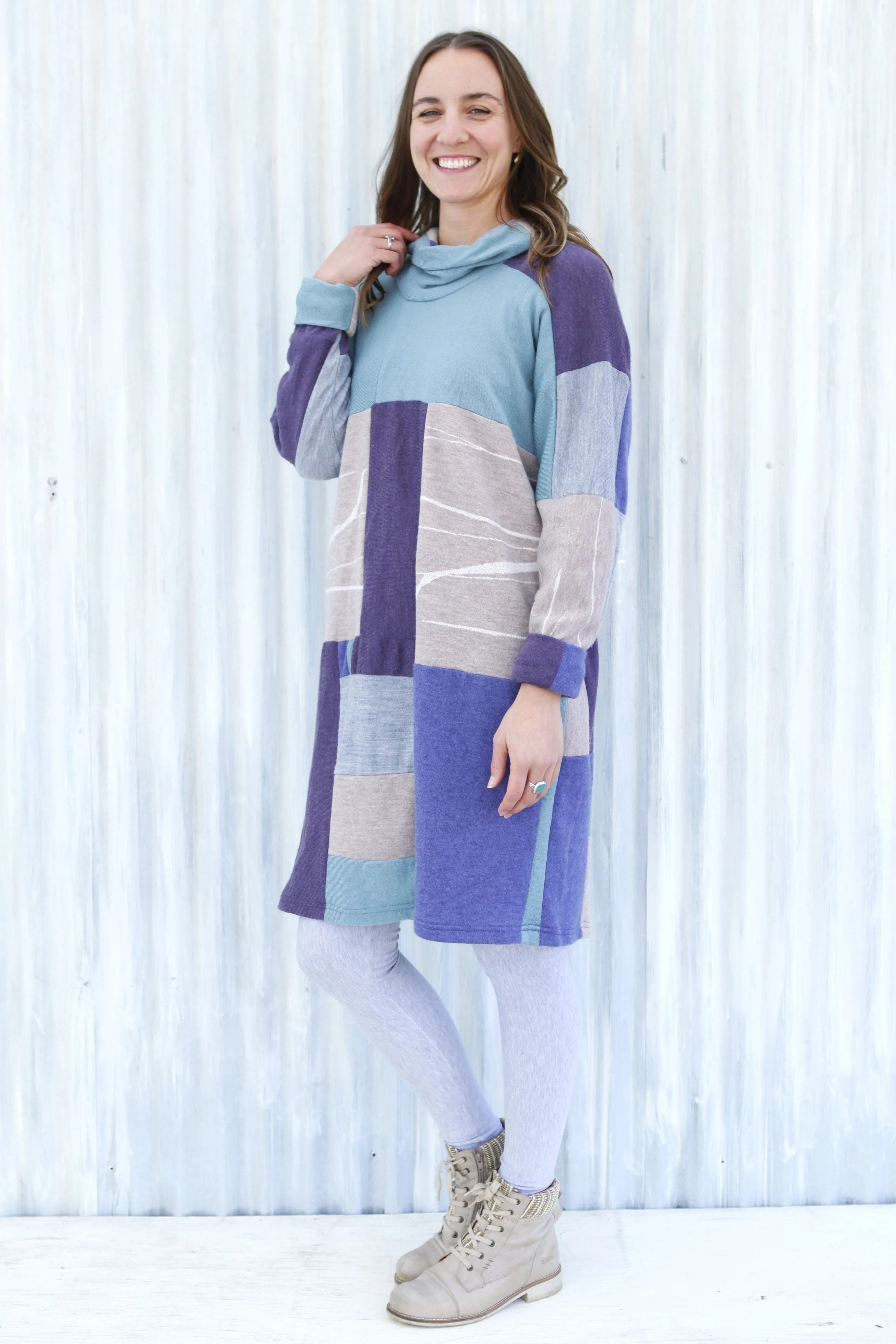 Frozen Plum Sweater Dress