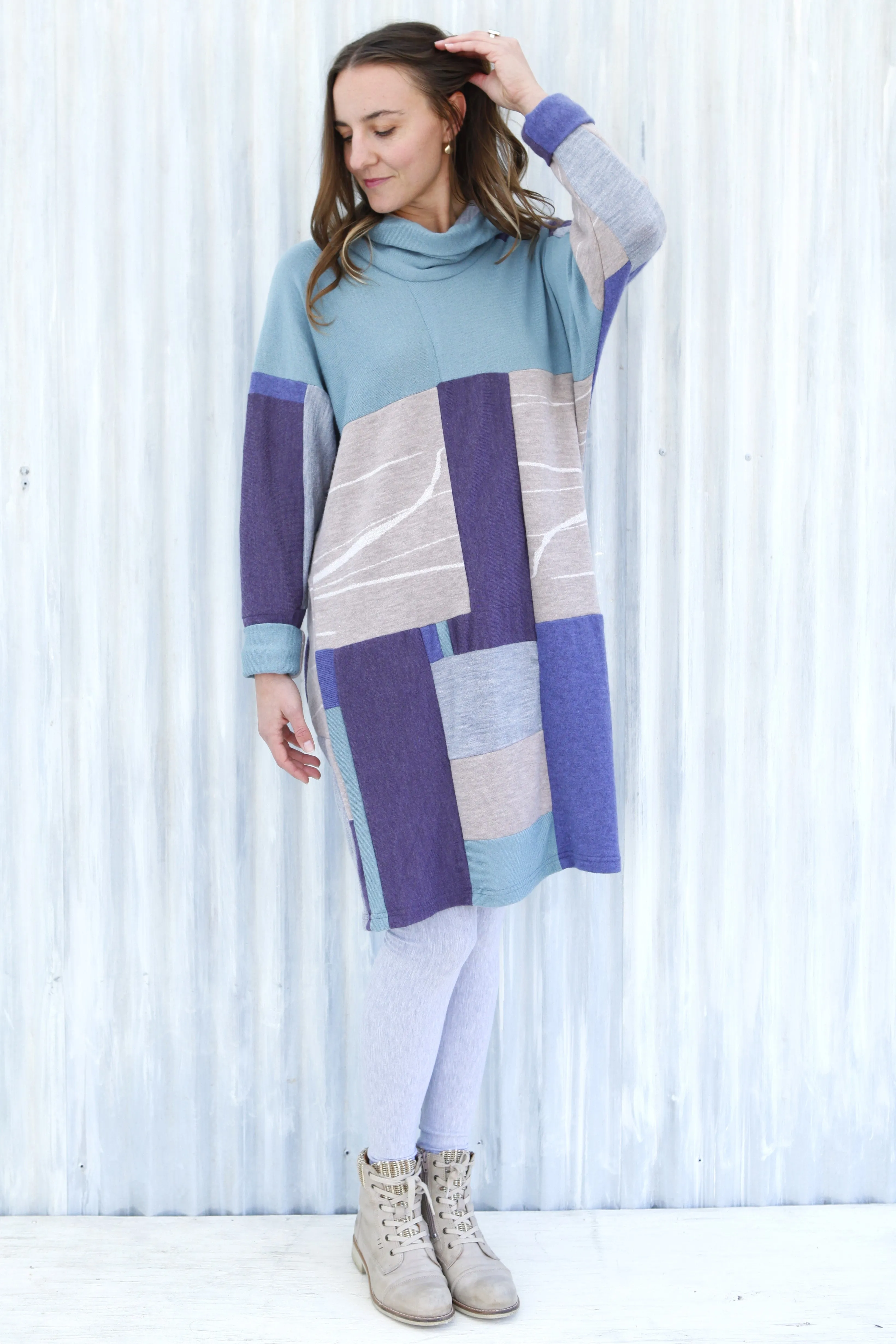 Frozen Plum Sweater Dress