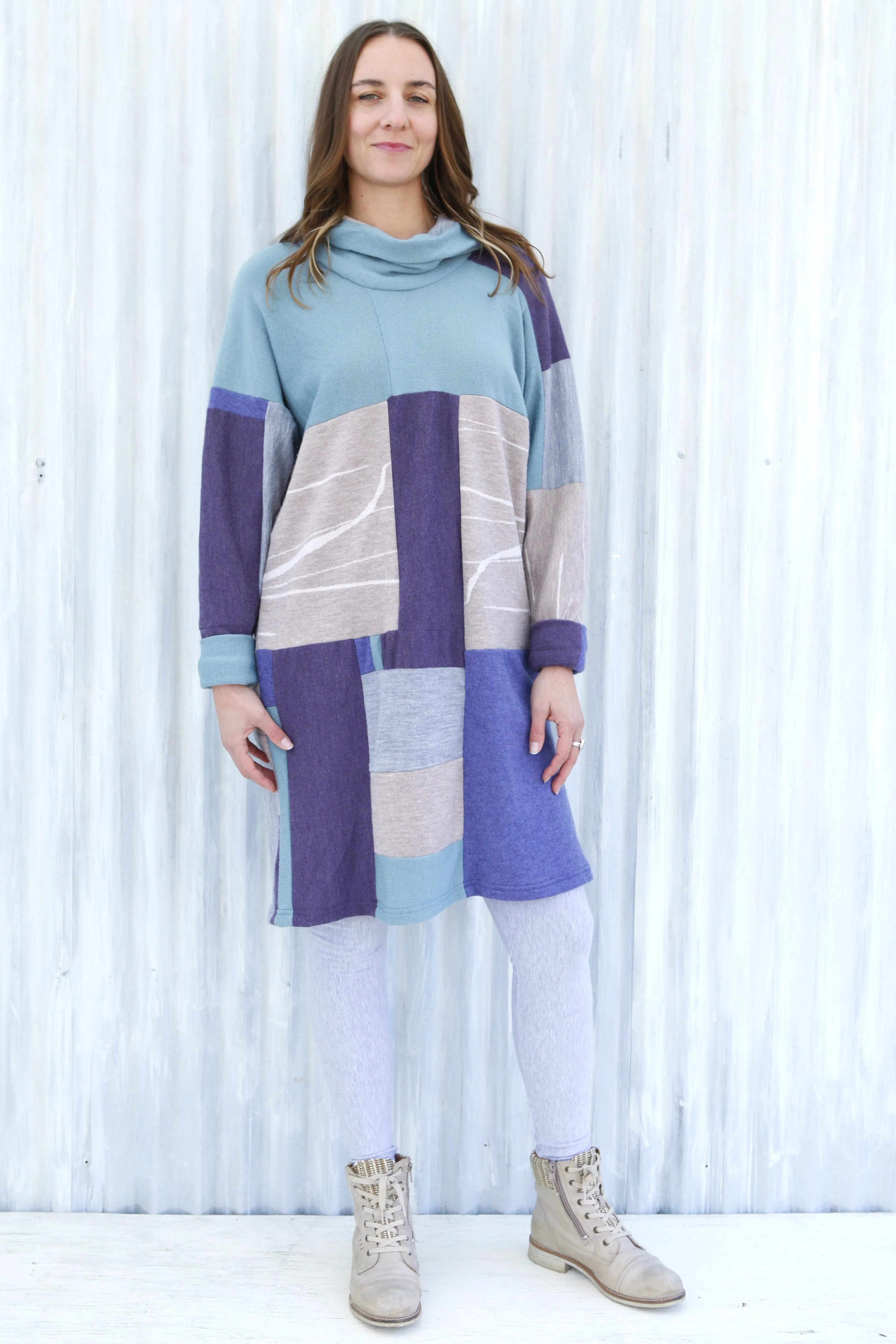 Frozen Plum Sweater Dress