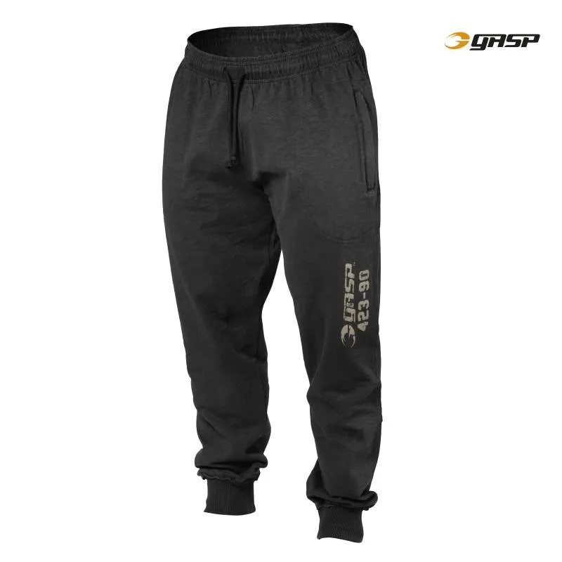 GASP Throwback Sweatpants - Wash Black