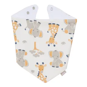 Giraffe and elephant bib