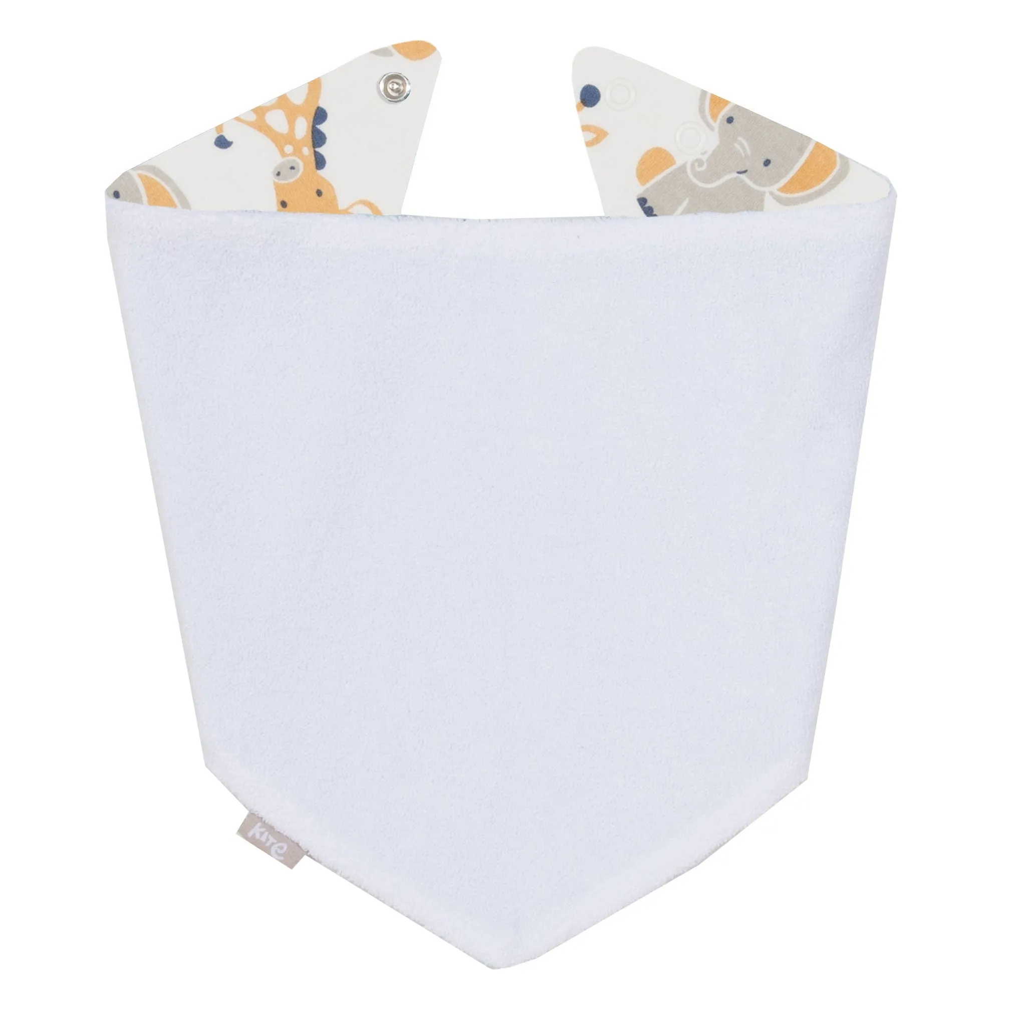 Giraffe and elephant bib