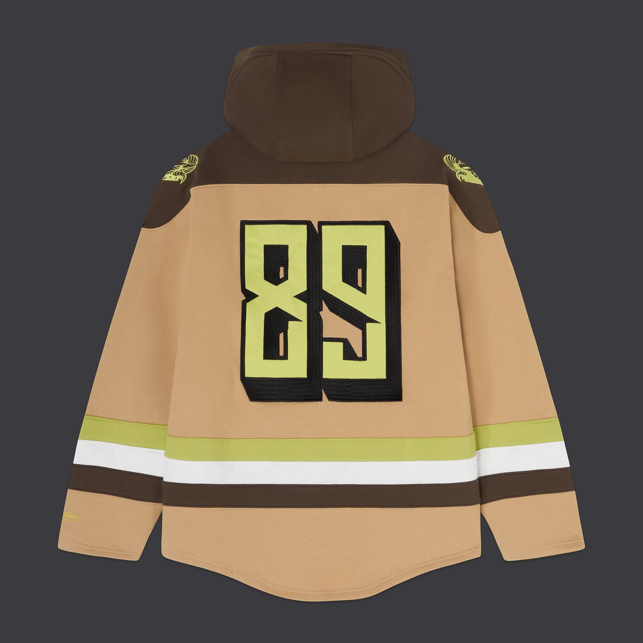 GOAT Hockey Hoodie Beige