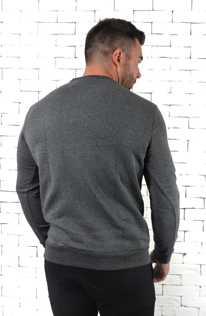Gods Gift Crew Neck Sweatshirt - Charcoal
