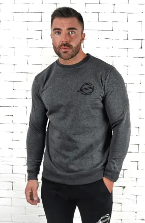 Gods Gift Crew Neck Sweatshirt - Charcoal