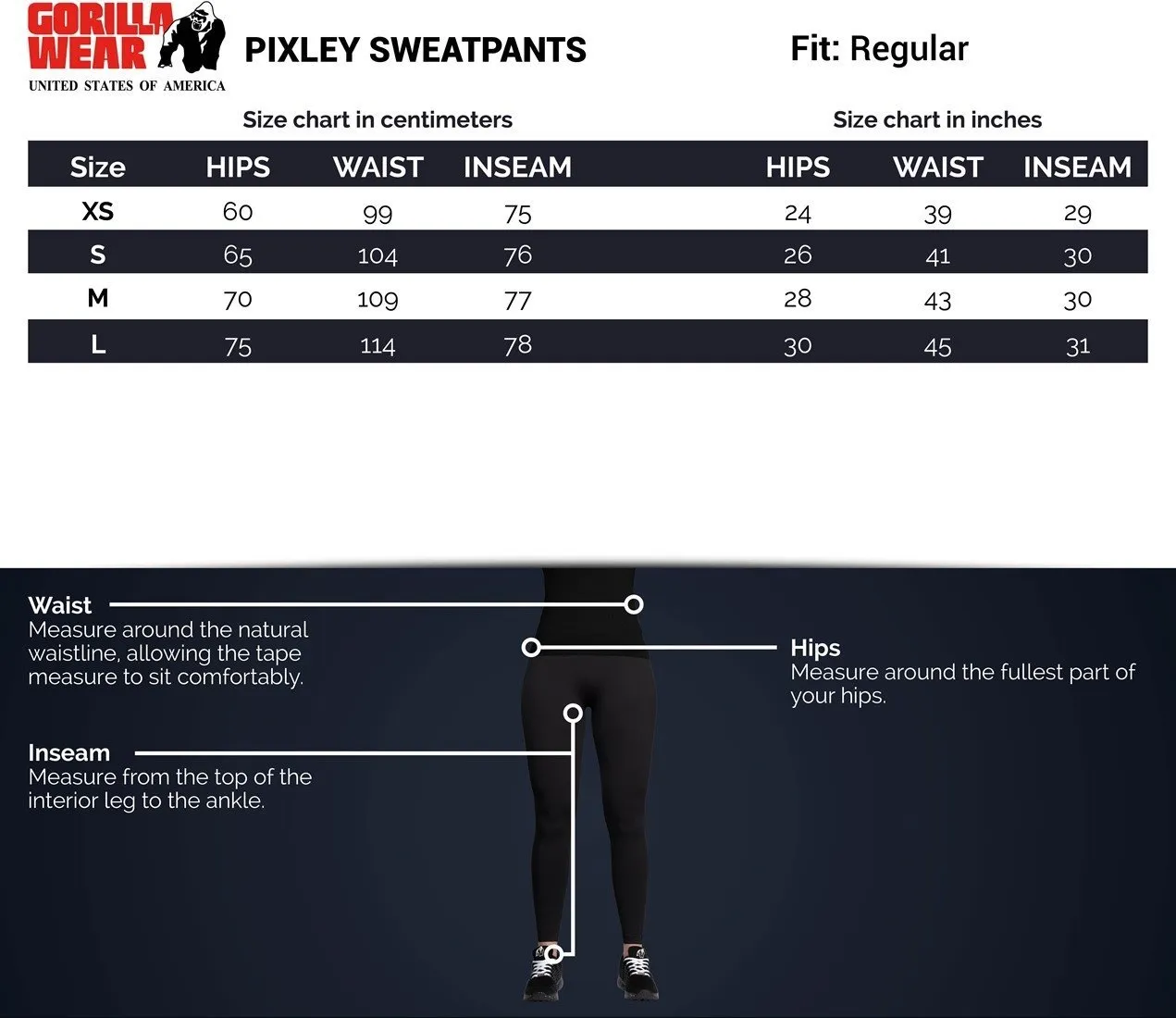 Gorilla Wear Pixley Sweatpants - Grey