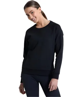 Gym Coffee Womens Jumper Essential Crew Black