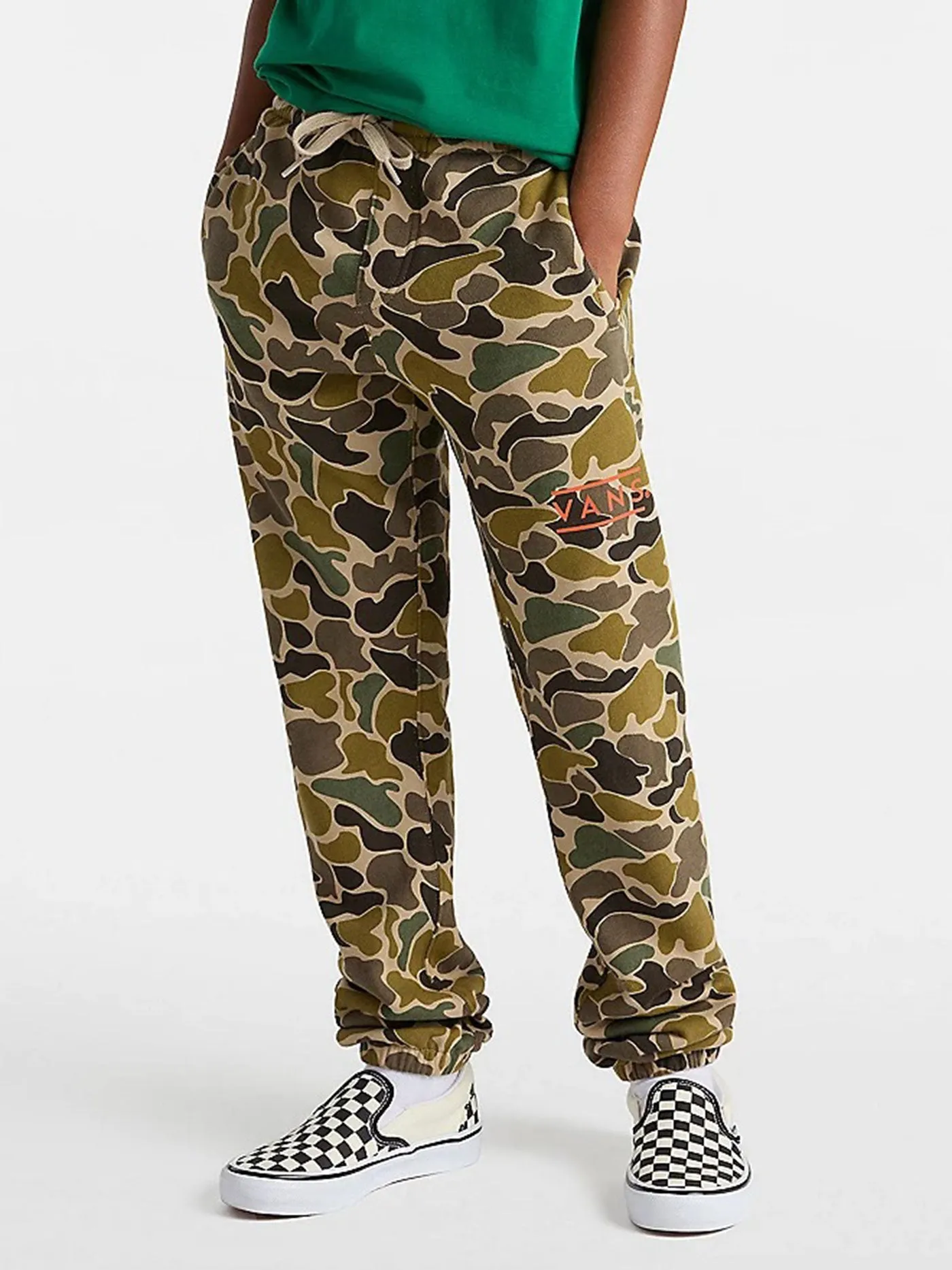 Half Box Camo Fleece Pants (Boys 7-14)