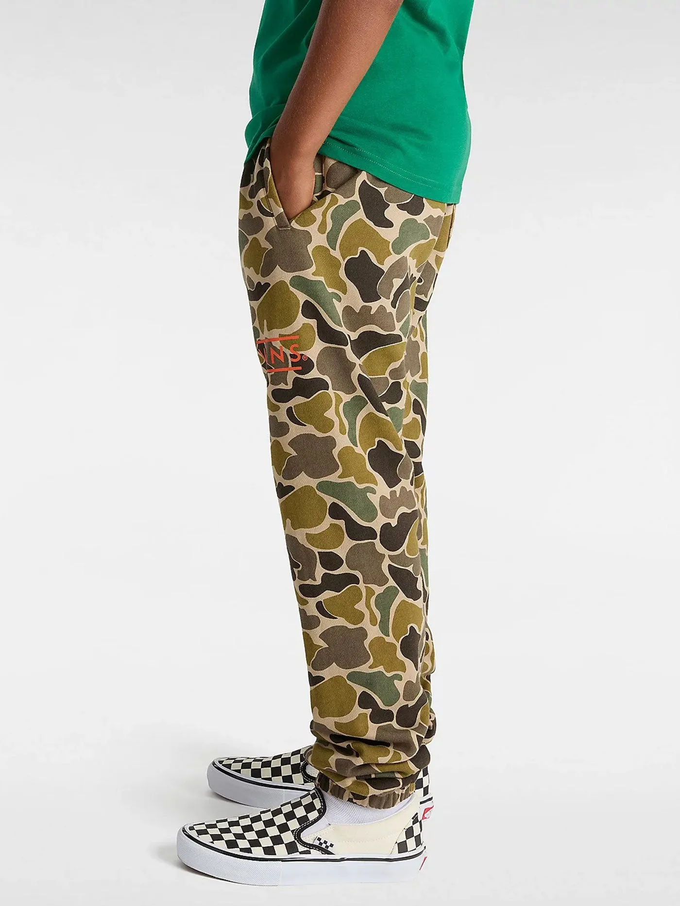Half Box Camo Fleece Pants (Boys 7-14)