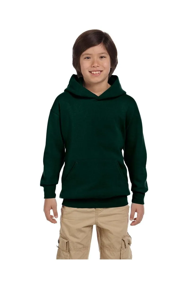 Hanes P473: Youth 7.8 oz. EcoSmart(r) 50/50 Pullover Hood