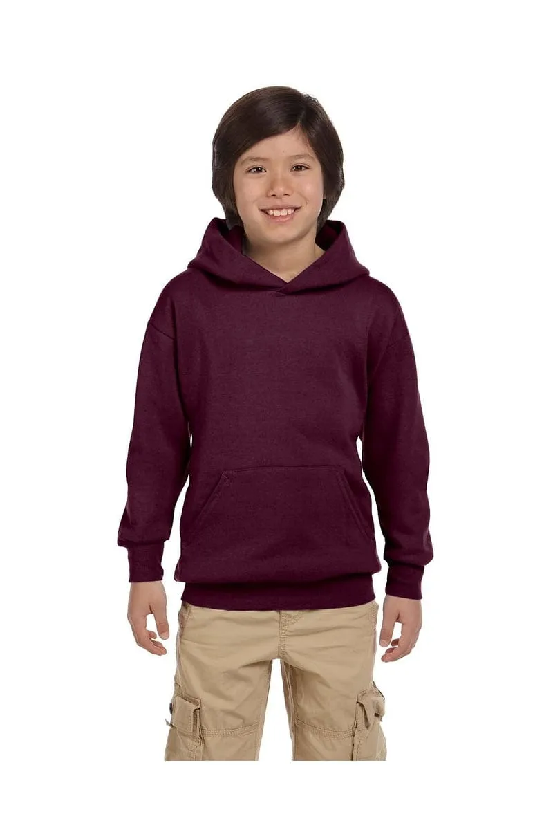 Hanes P473: Youth 7.8 oz. EcoSmart(r) 50/50 Pullover Hood