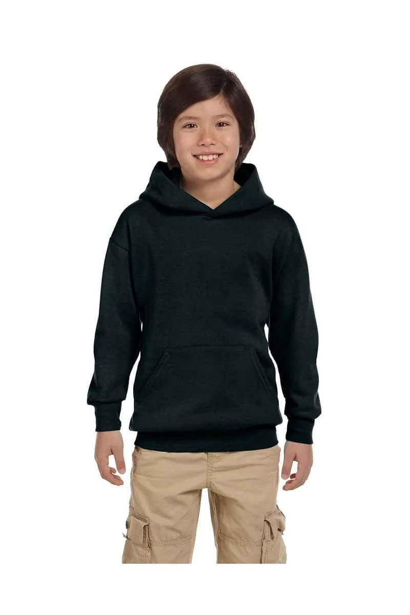 Hanes P473: Youth 7.8 oz. EcoSmart(r) 50/50 Pullover Hood