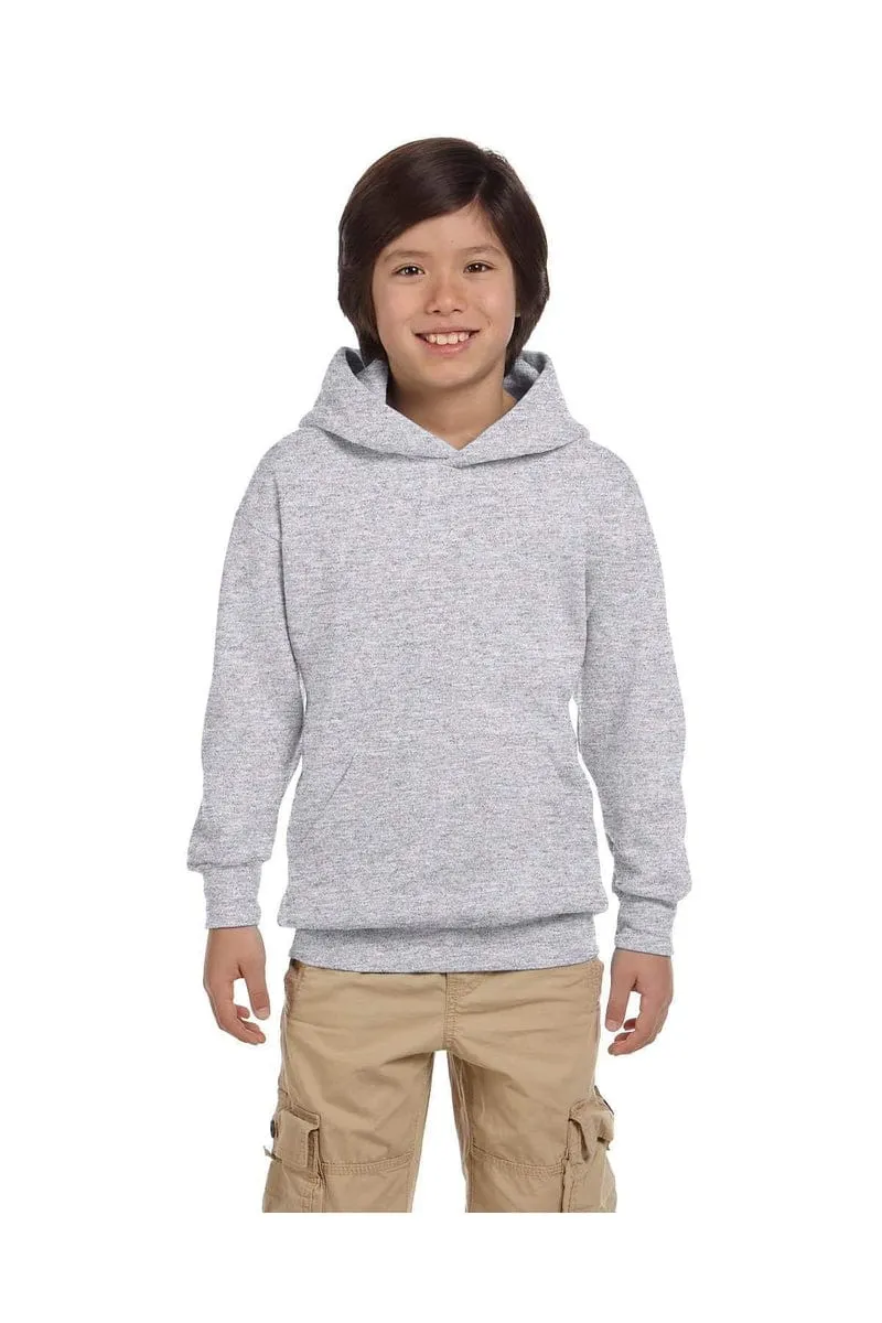 Hanes P473: Youth 7.8 oz. EcoSmart(r) 50/50 Pullover Hood