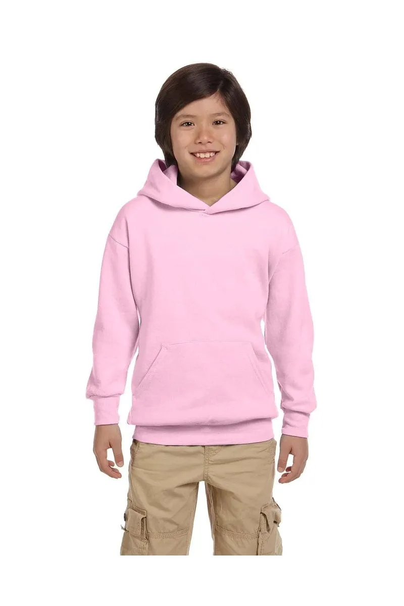 Hanes P473: Youth 7.8 oz. EcoSmart(r) 50/50 Pullover Hood