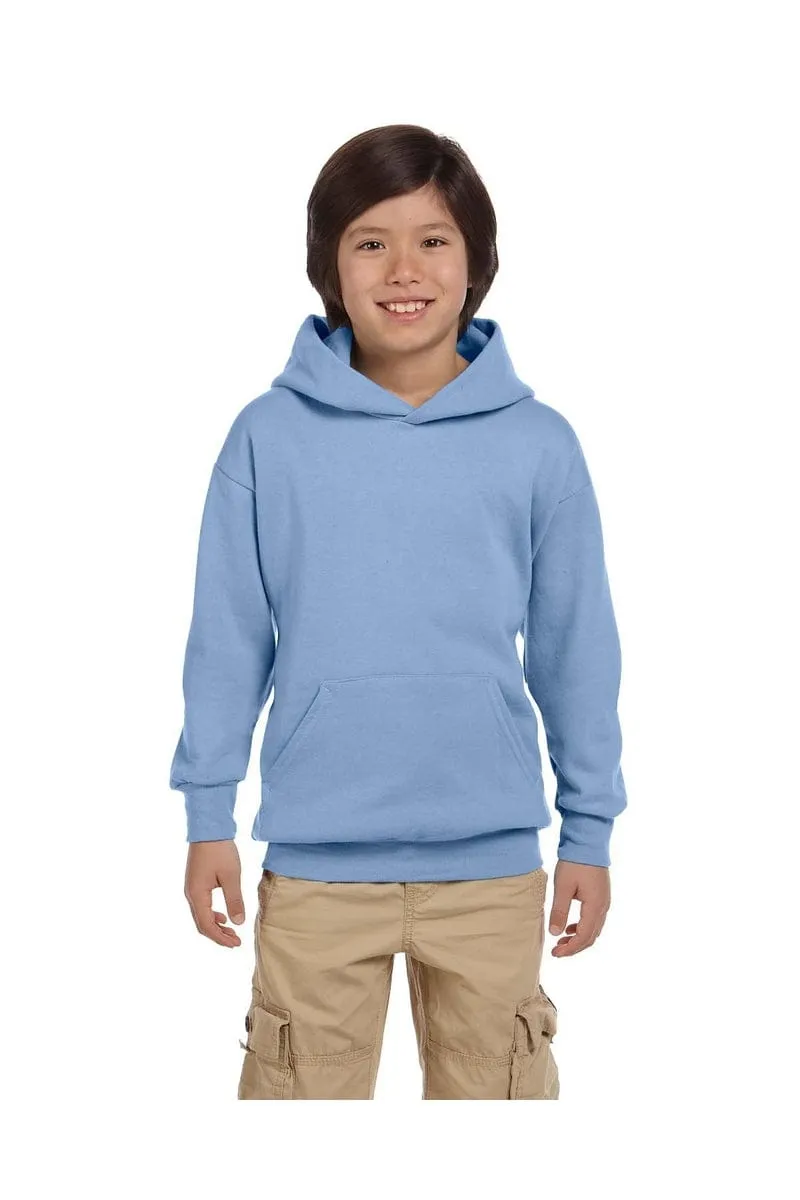 Hanes P473: Youth 7.8 oz. EcoSmart(r) 50/50 Pullover Hood