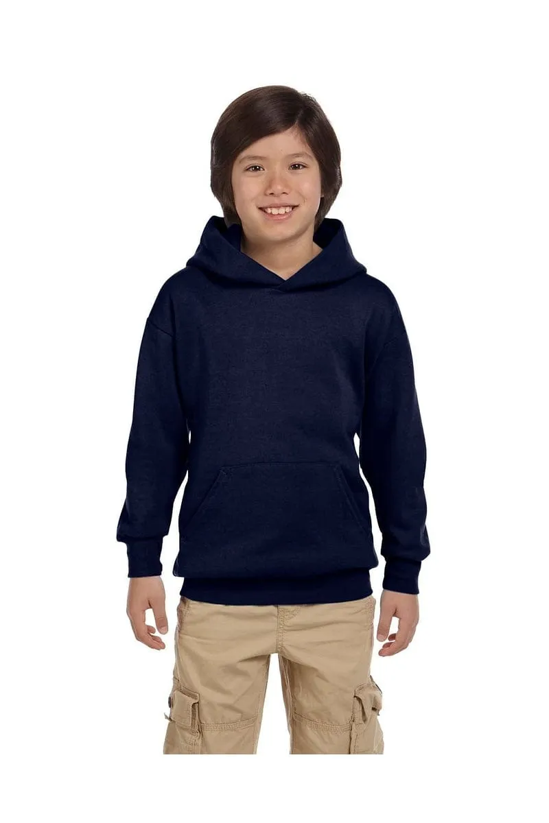Hanes P473: Youth 7.8 oz. EcoSmart(r) 50/50 Pullover Hood