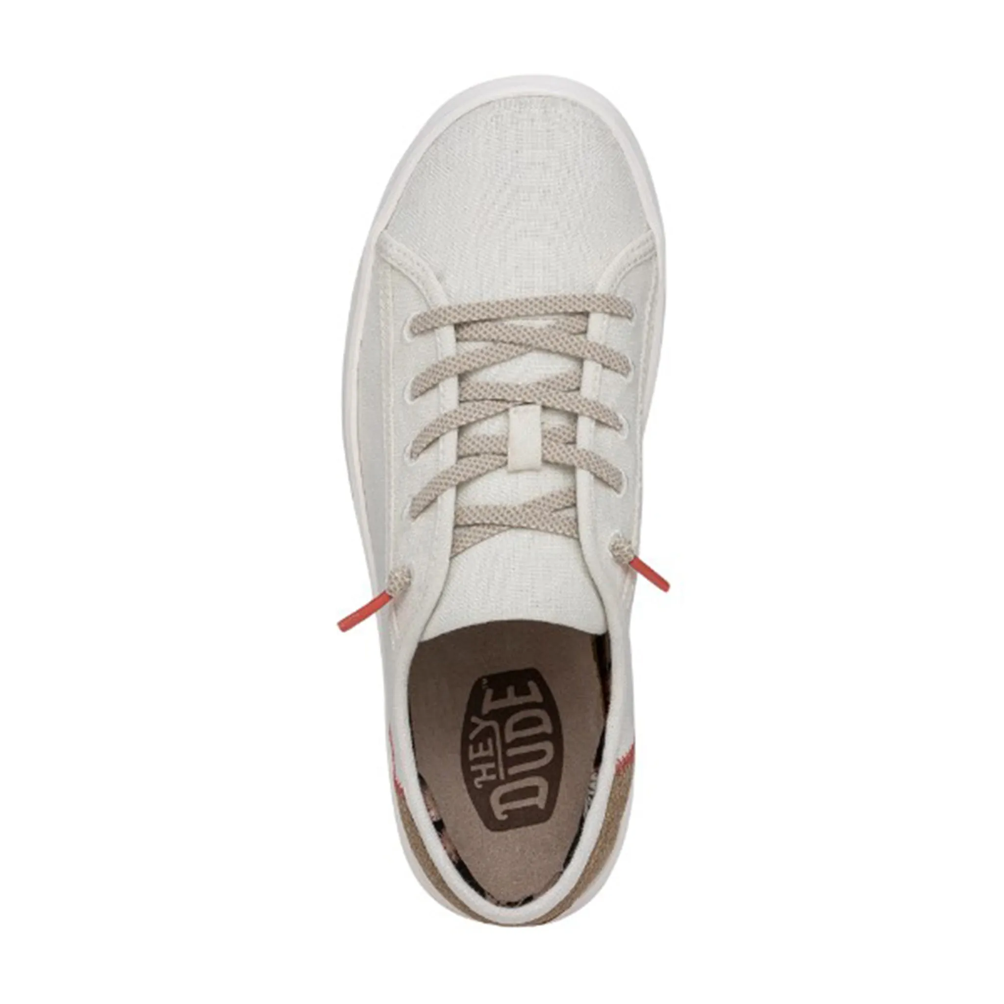 Hey Dude Women's Cody Craft Linen White Shoes