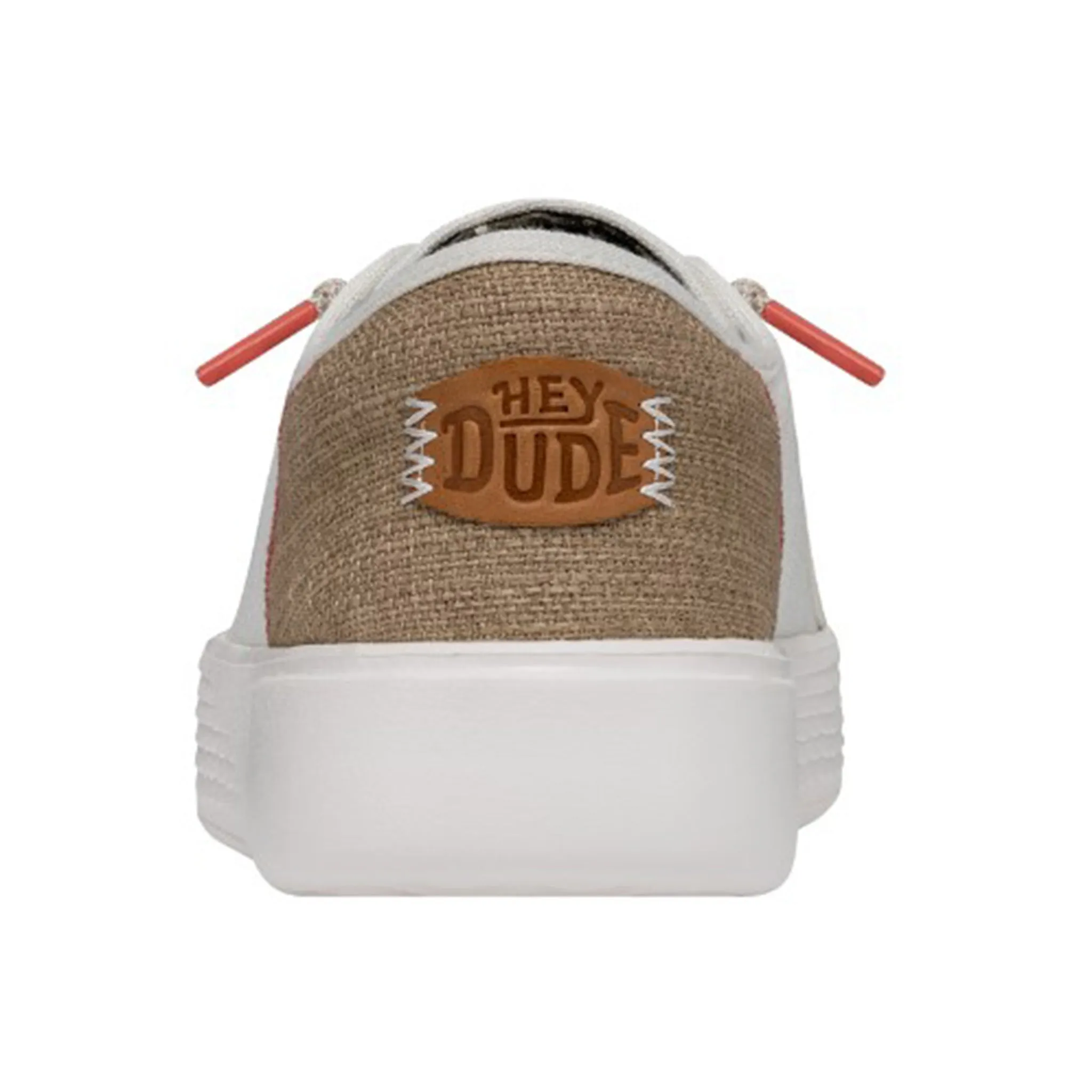 Hey Dude Women's Cody Craft Linen White Shoes