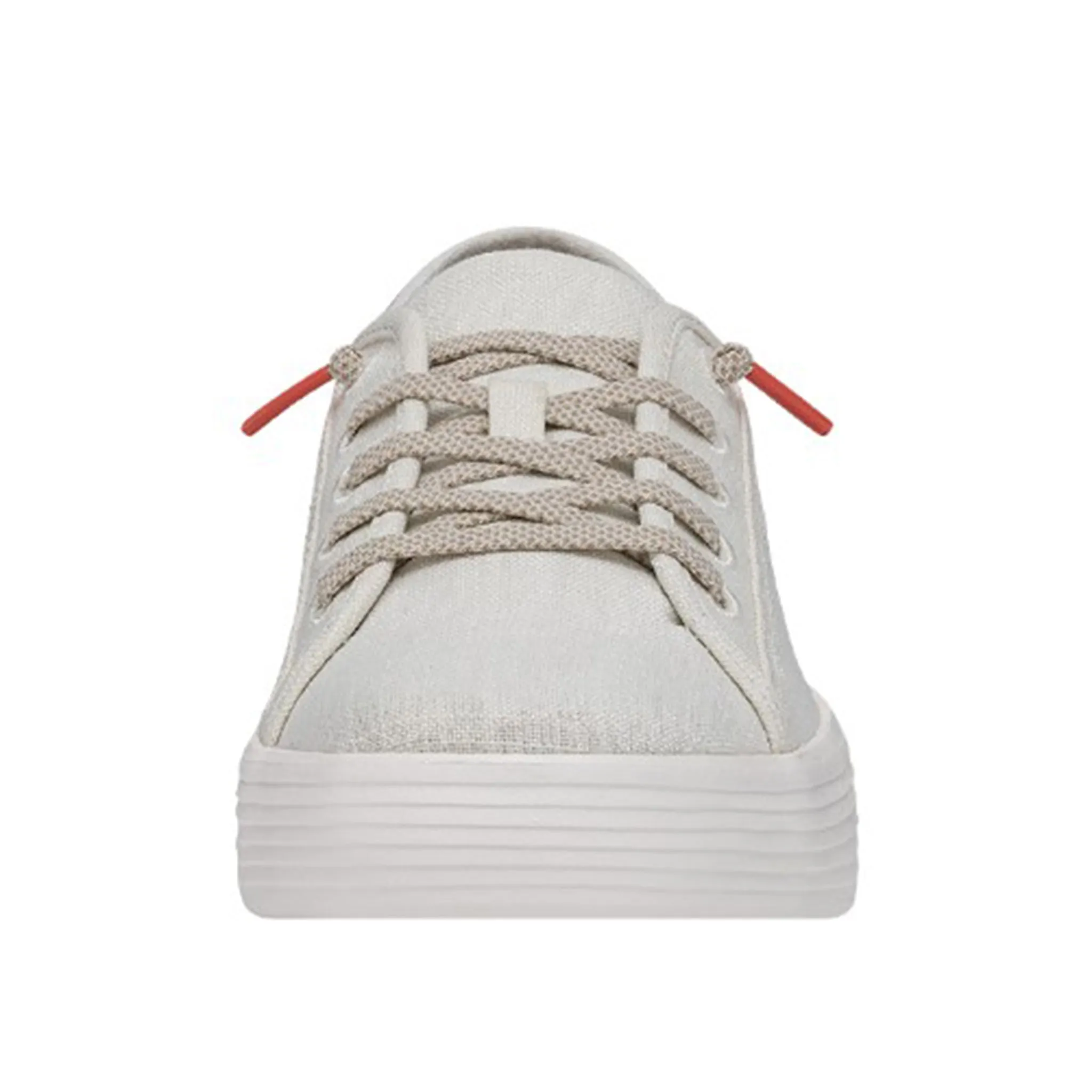 Hey Dude Women's Cody Craft Linen White Shoes