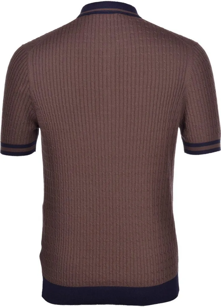 ID50238-Gran Sasso Brown Cable Polo