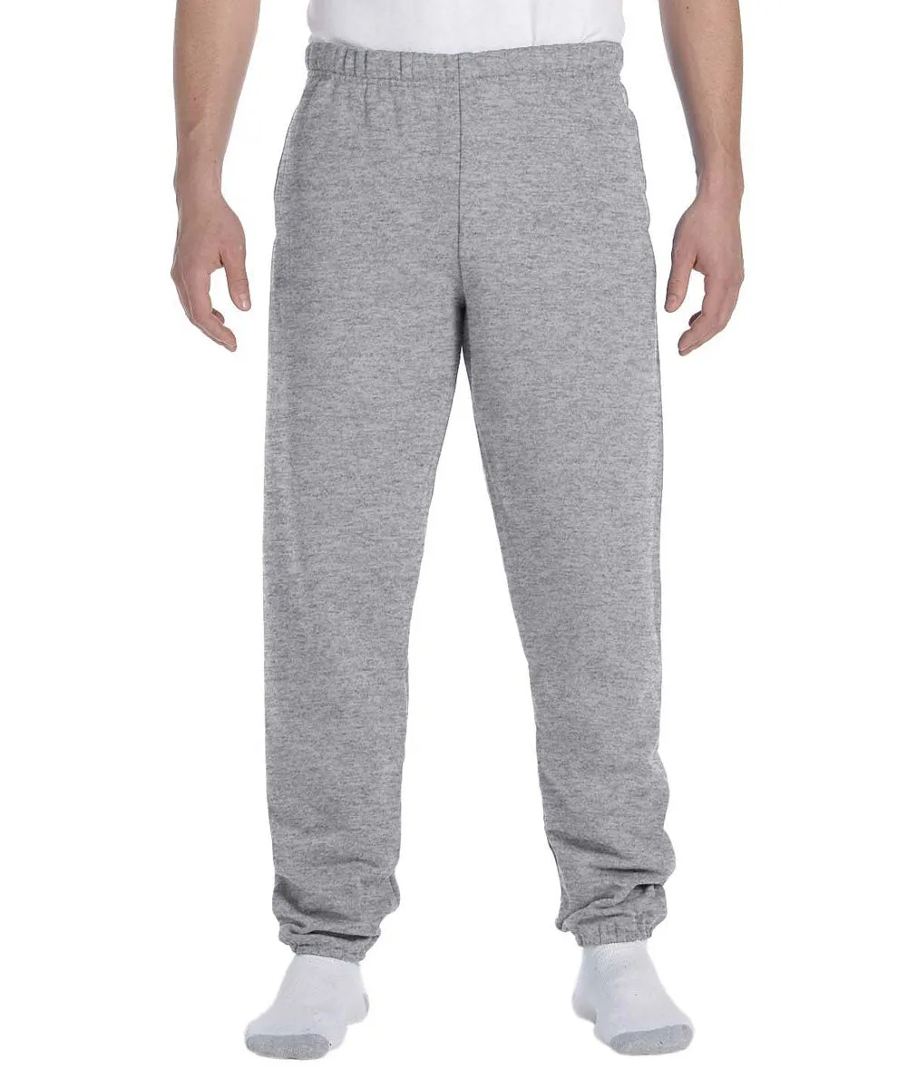 Jerzees Super Sweats NuBlend Fleece Pocketed Sweatpants - Oxford Grey