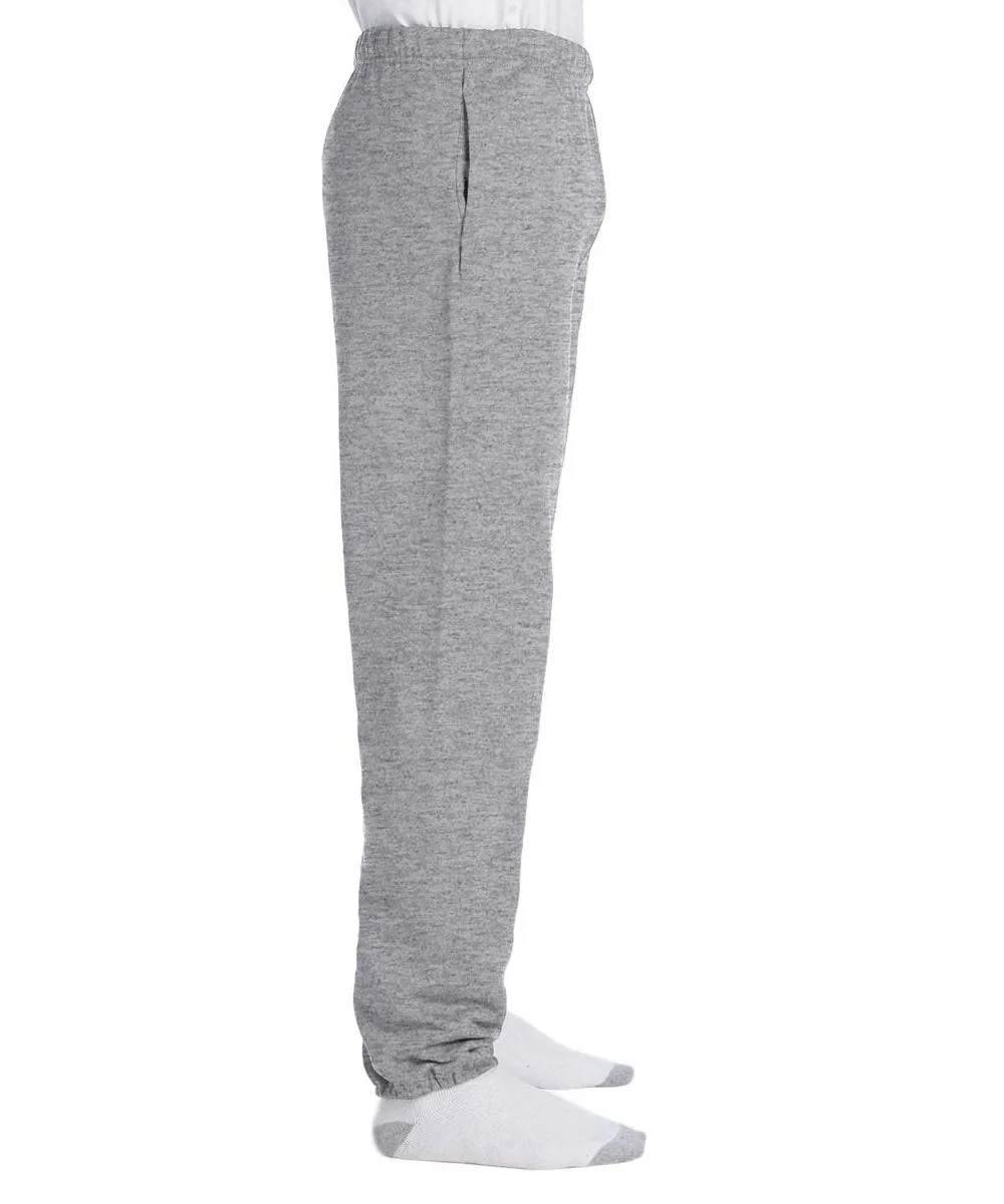 Jerzees Super Sweats NuBlend Fleece Pocketed Sweatpants - Oxford Grey