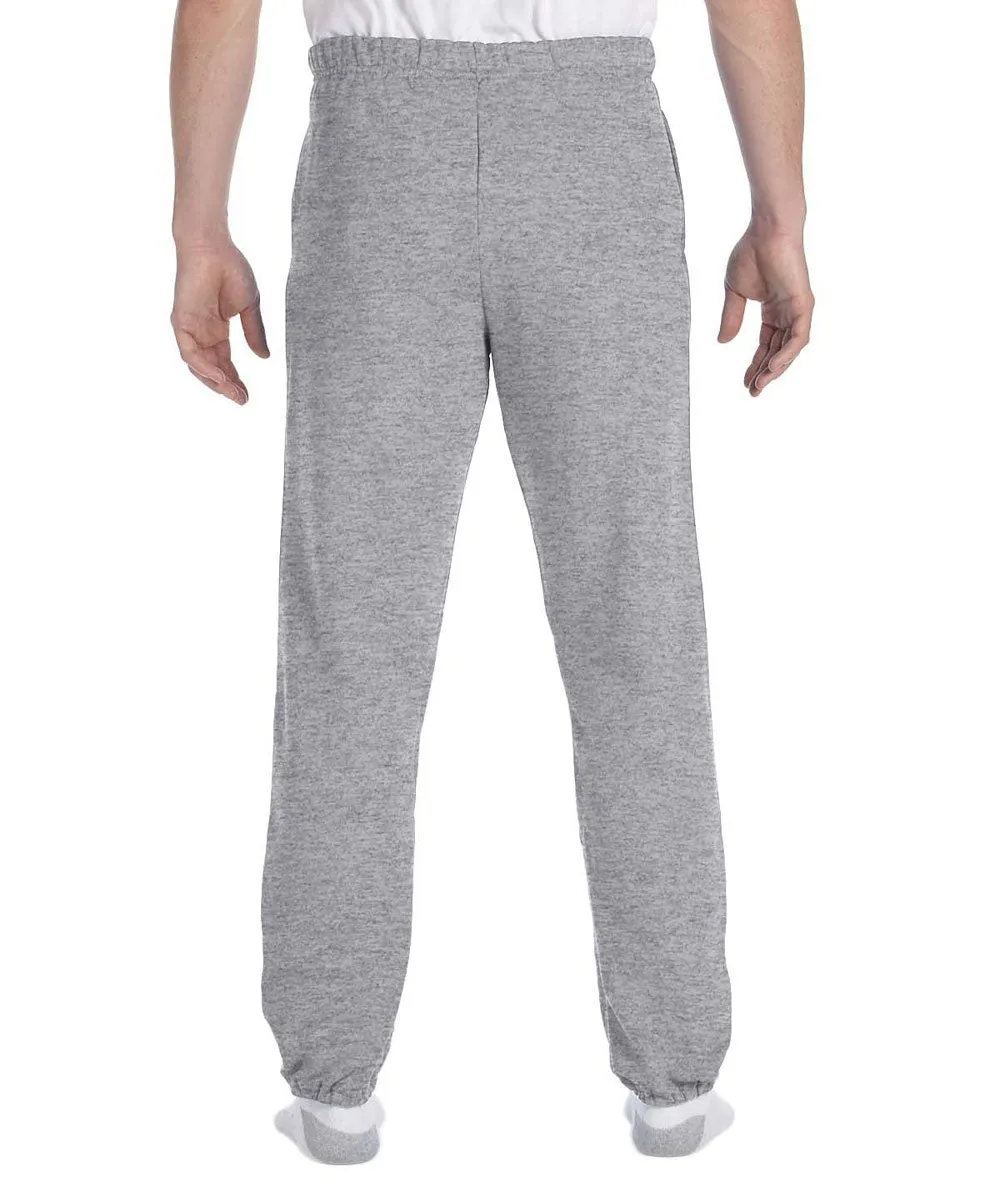Jerzees Super Sweats NuBlend Fleece Pocketed Sweatpants - Oxford Grey