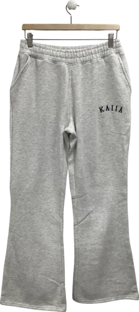 Kaiia the label Grey Wide Leg Sweatpants UK 12