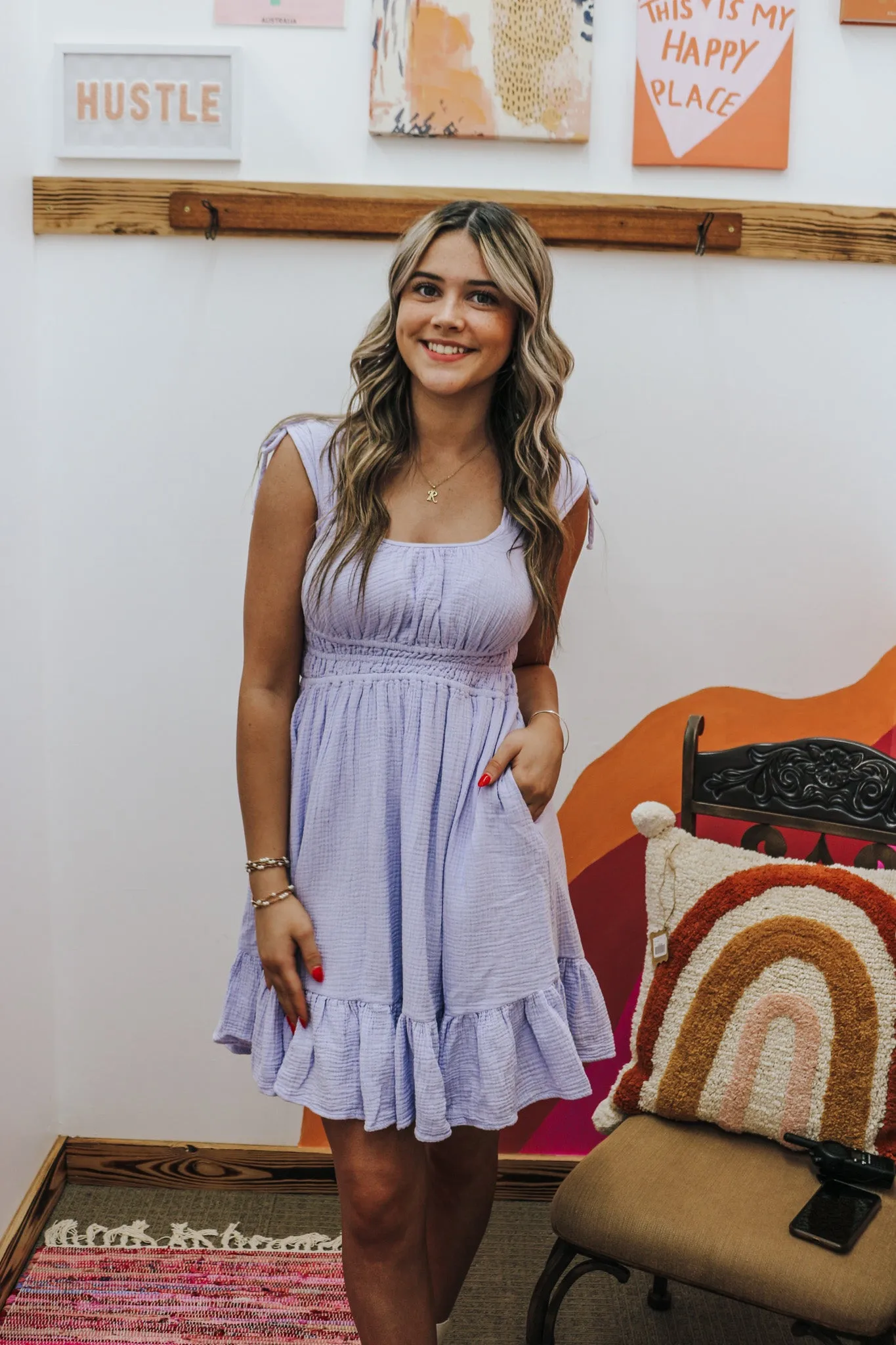 Keeping Hope Lavender Purple Dress