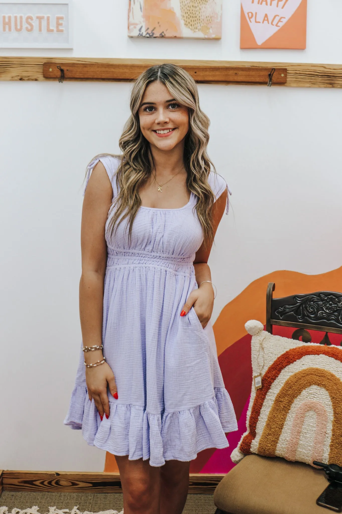 Keeping Hope Lavender Purple Dress