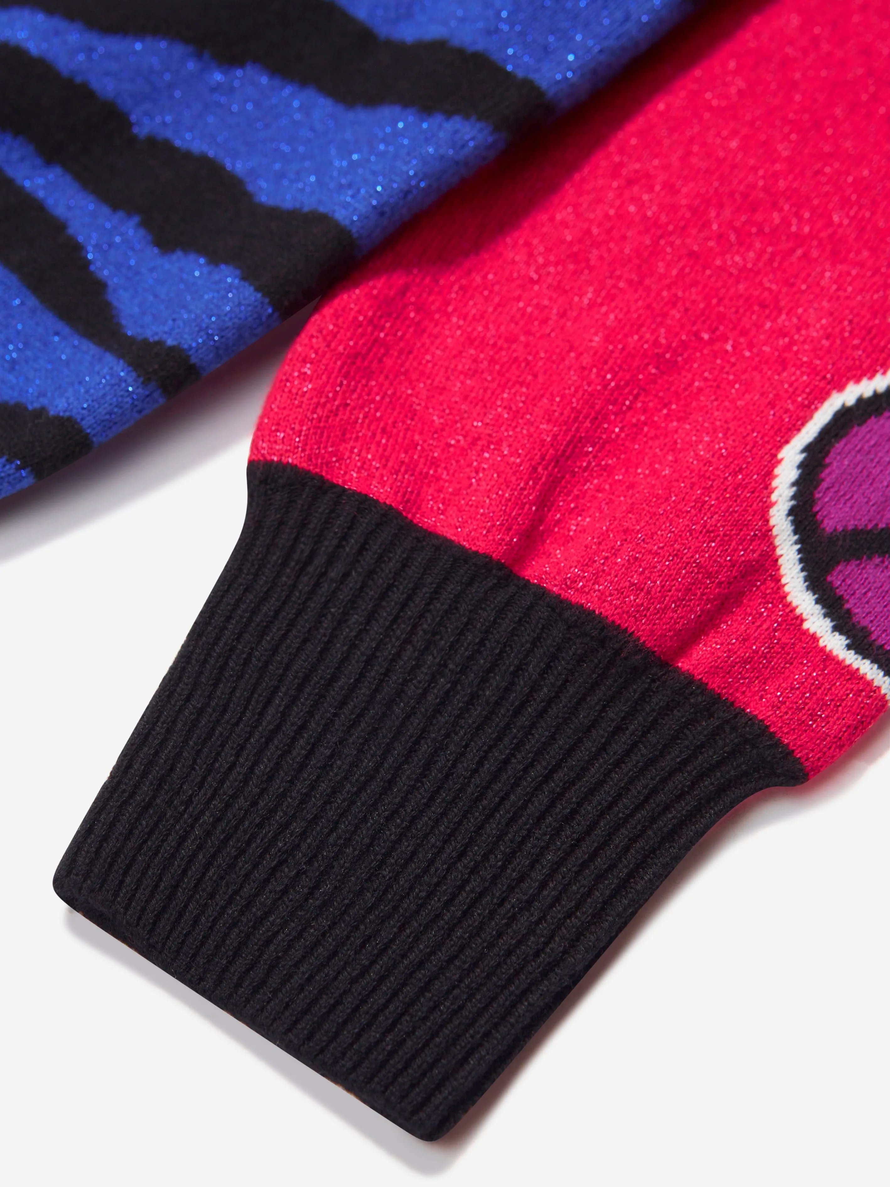 KENZO Girls Jacquard Knitted Tiger Jumper