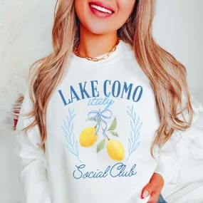 Lake Como Social Club Wholesale Sweatshirt - Quick Shipping