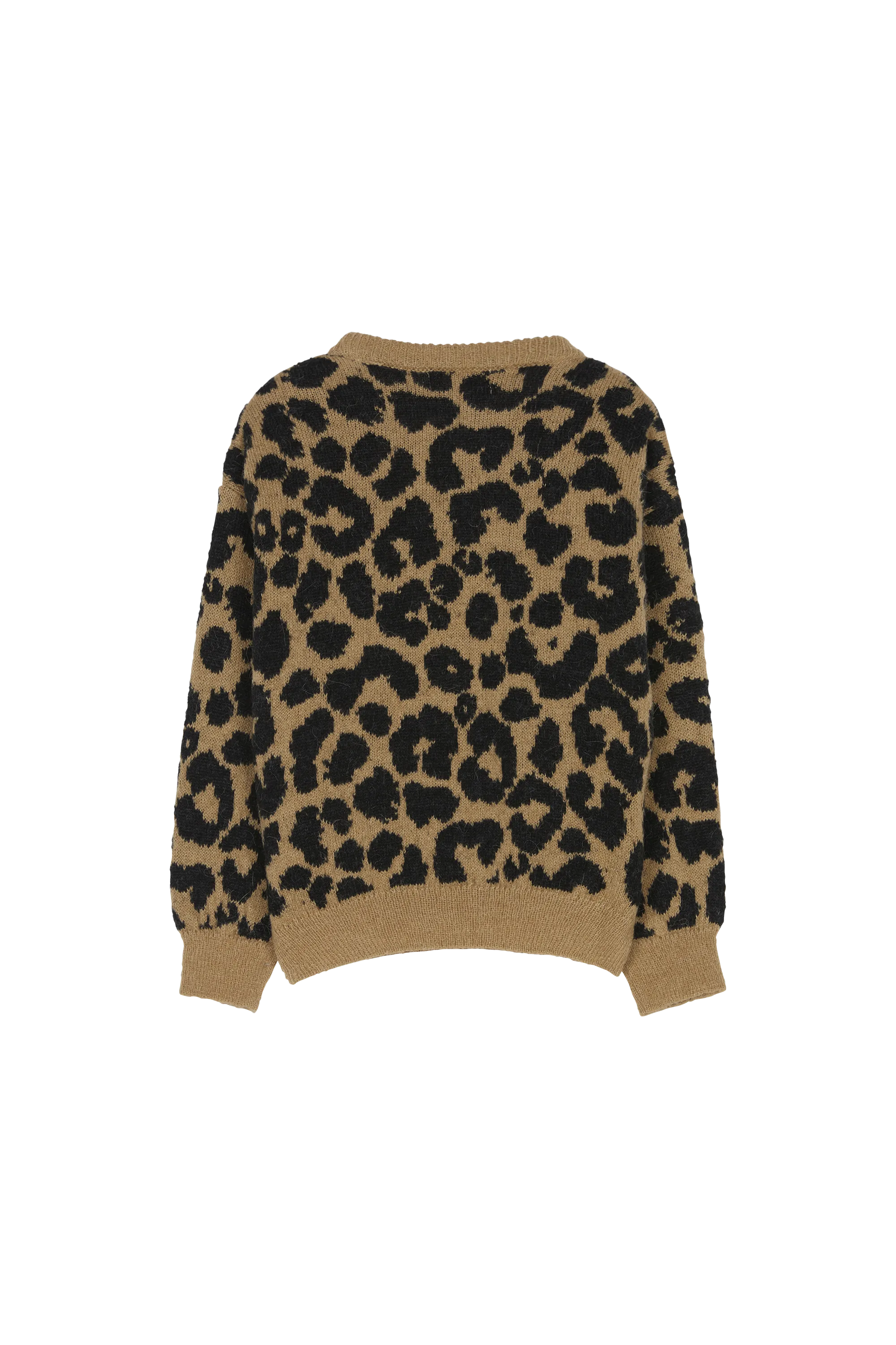 LAUREEN Mocca Leopard - Oversized Jumper