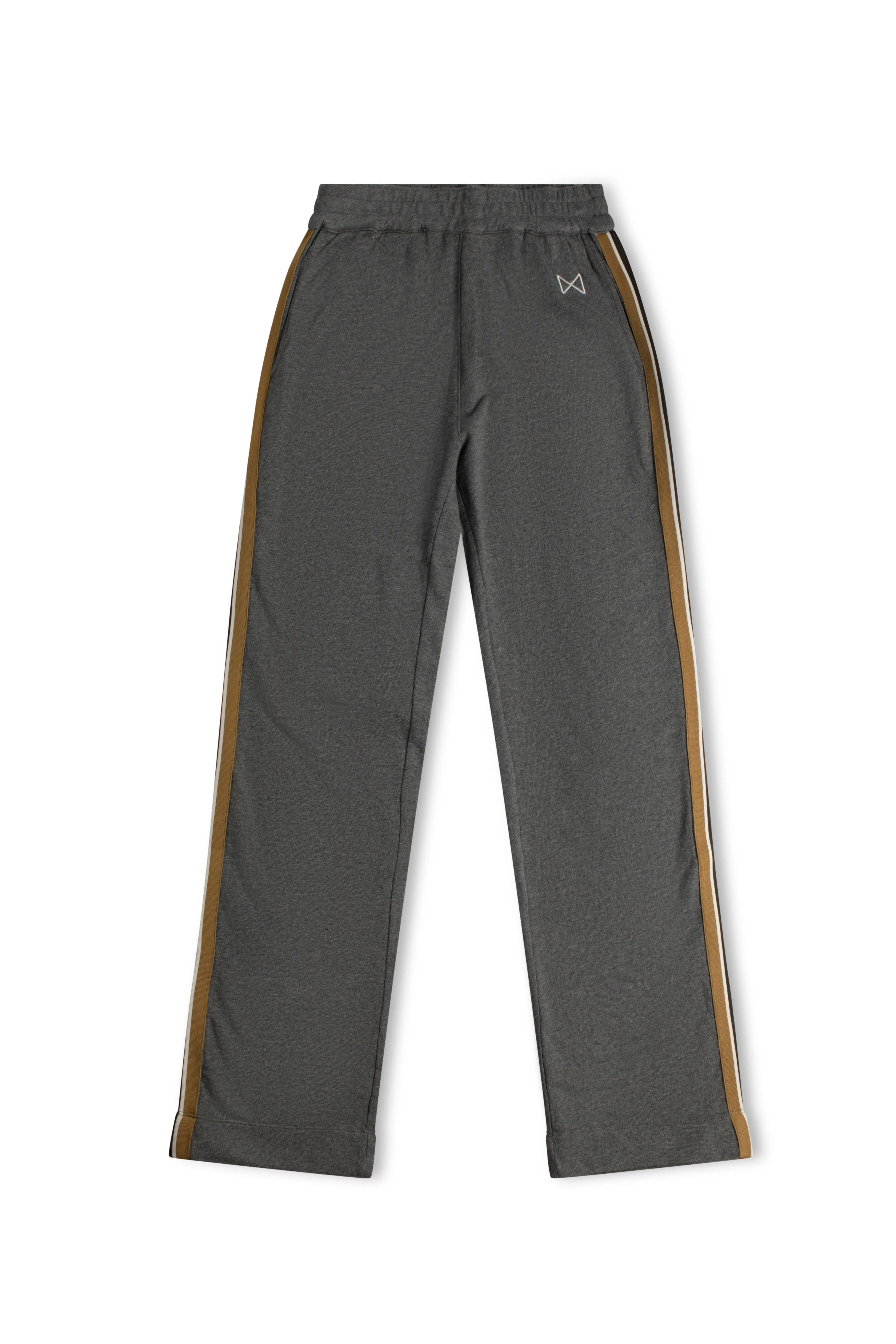 Lightweight Sweatpant With Side Tape Detail (Dark Grey Heather)