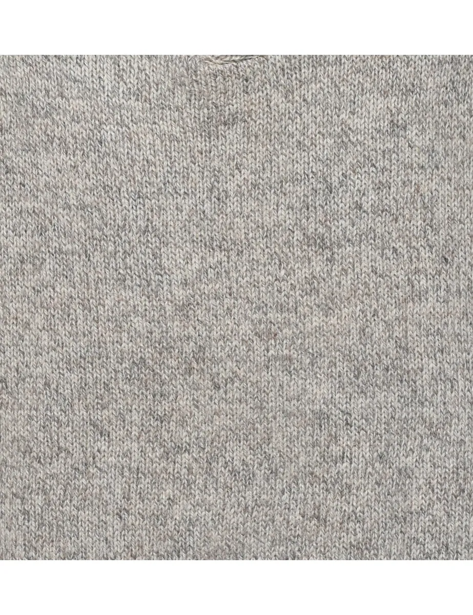 Long Sleeved Wool Jumper - XL