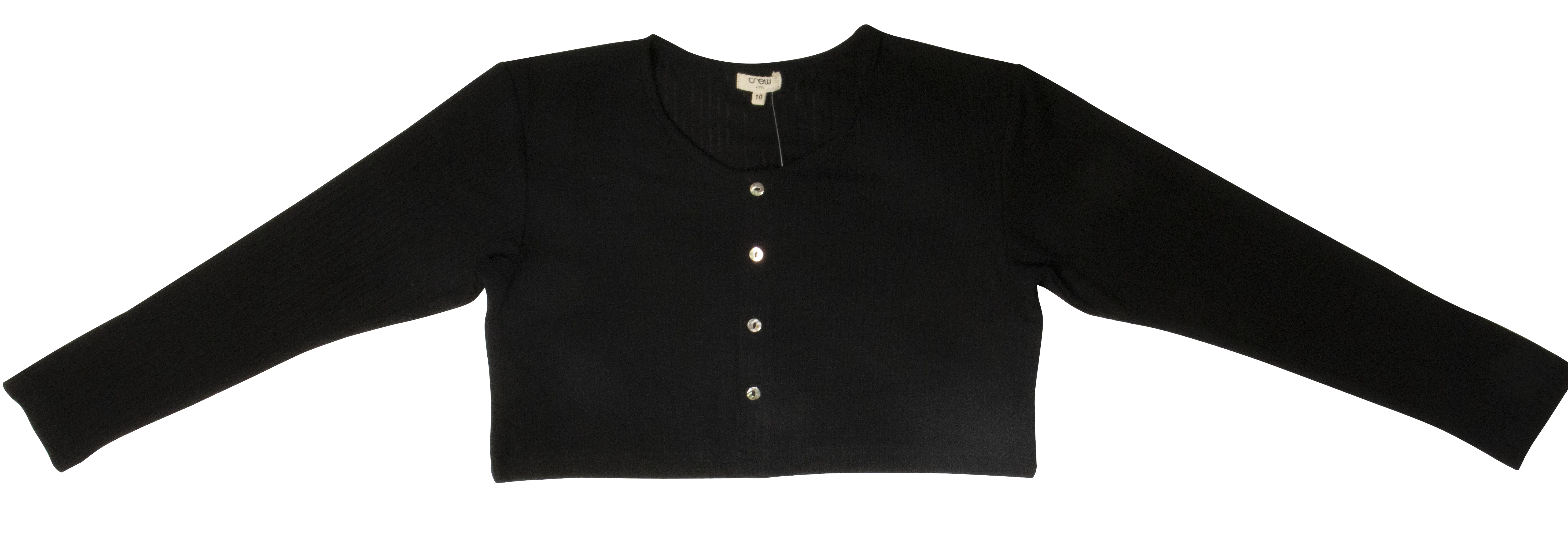 Maxi rib black set by Crew Basics