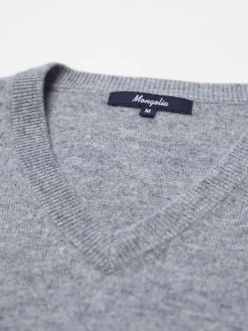 Men's 100% Mongolian Cashmere  V Neck Sweater