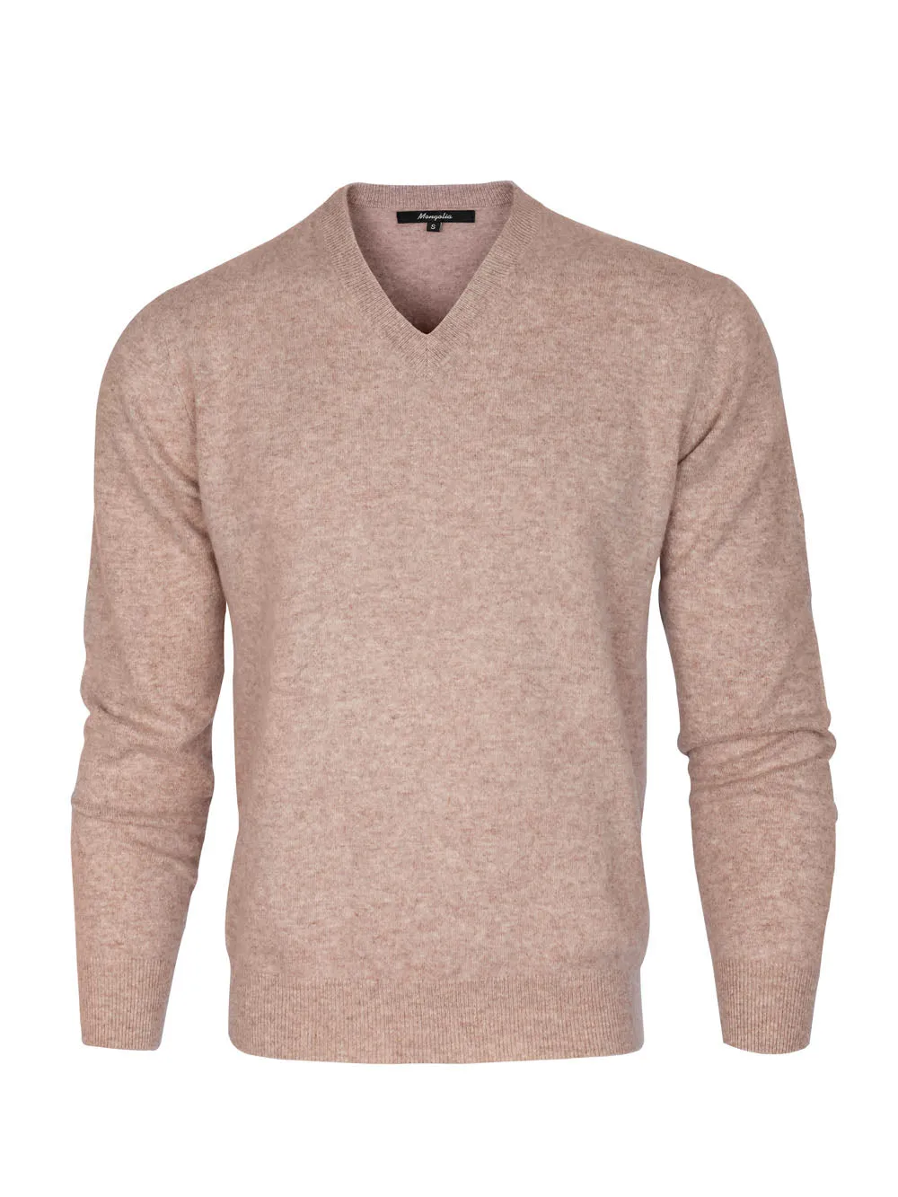 Men's 100% Mongolian Cashmere  V Neck Sweater