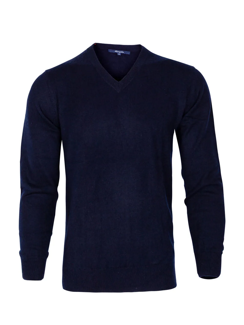 Men's 100% Mongolian Cashmere  V Neck Sweater