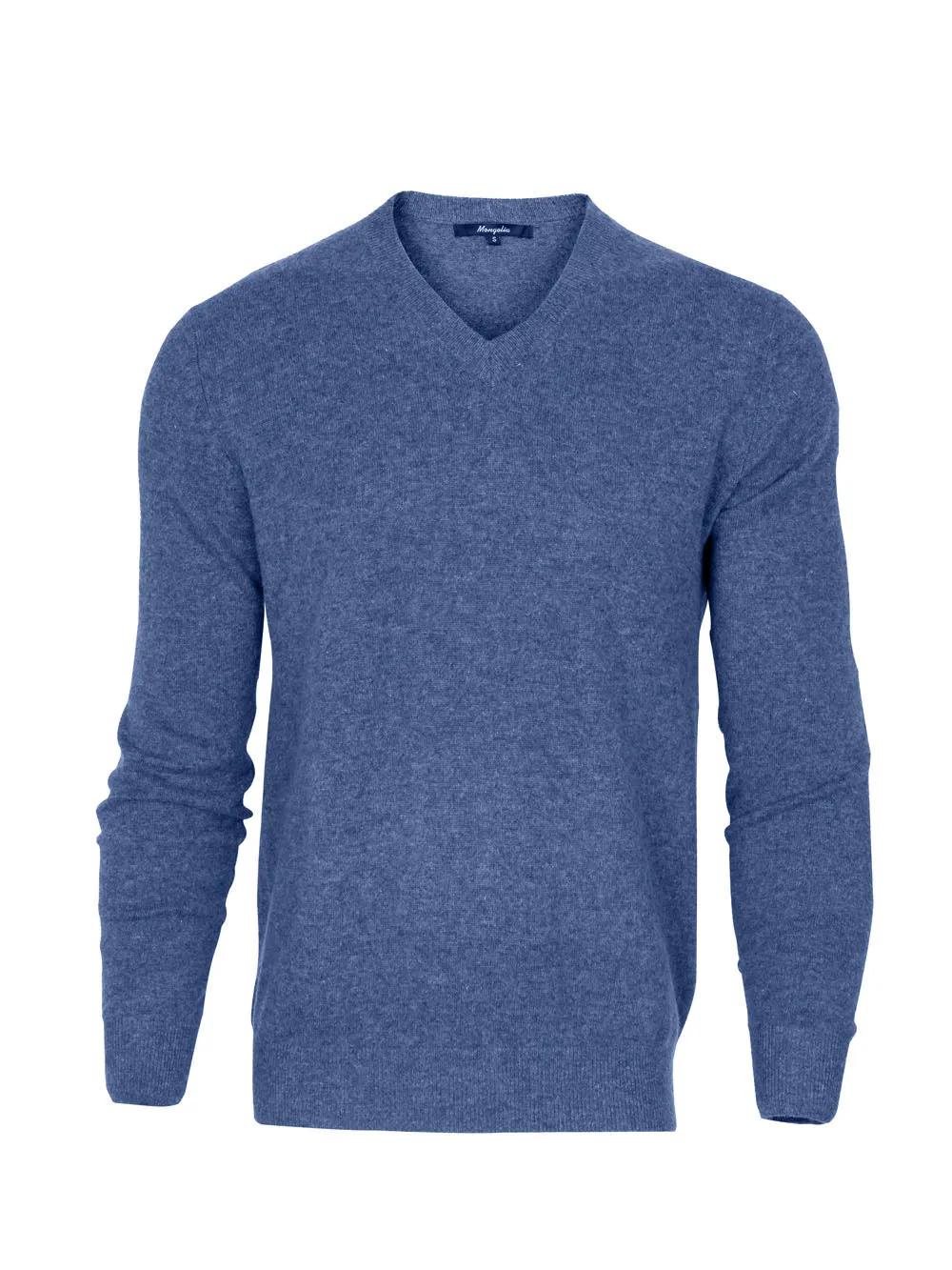 Men's 100% Mongolian Cashmere  V Neck Sweater