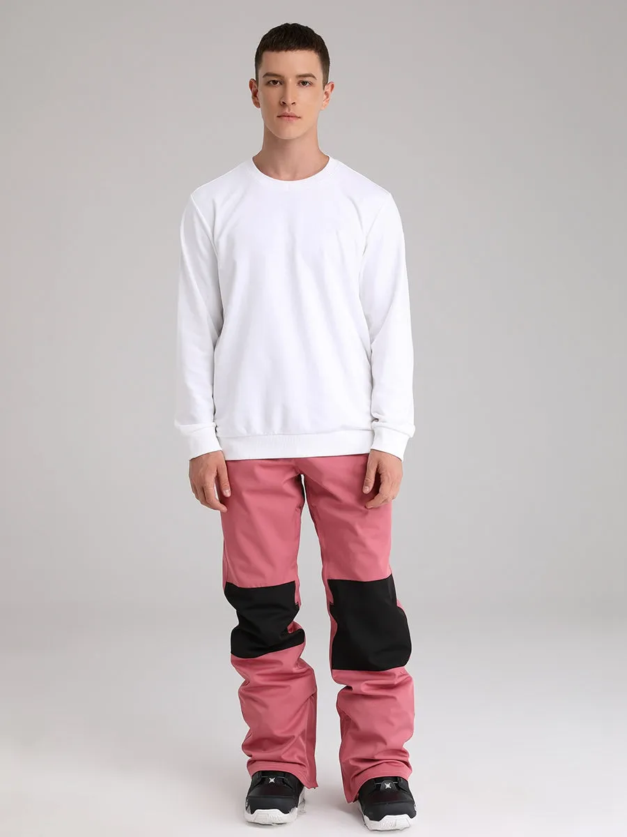 Men's Snow Pants Color Block Design