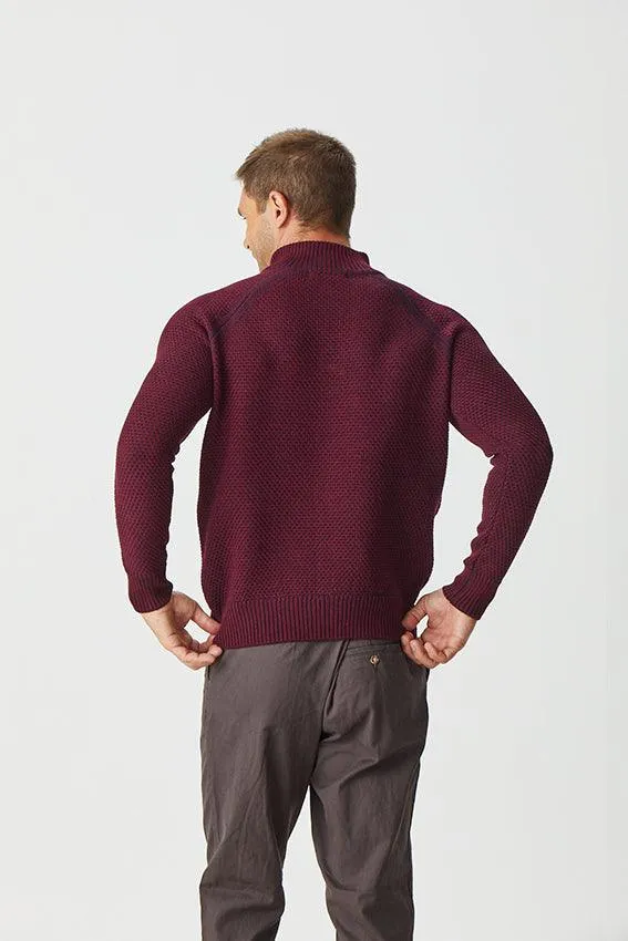 Merino Moss Platted Crew