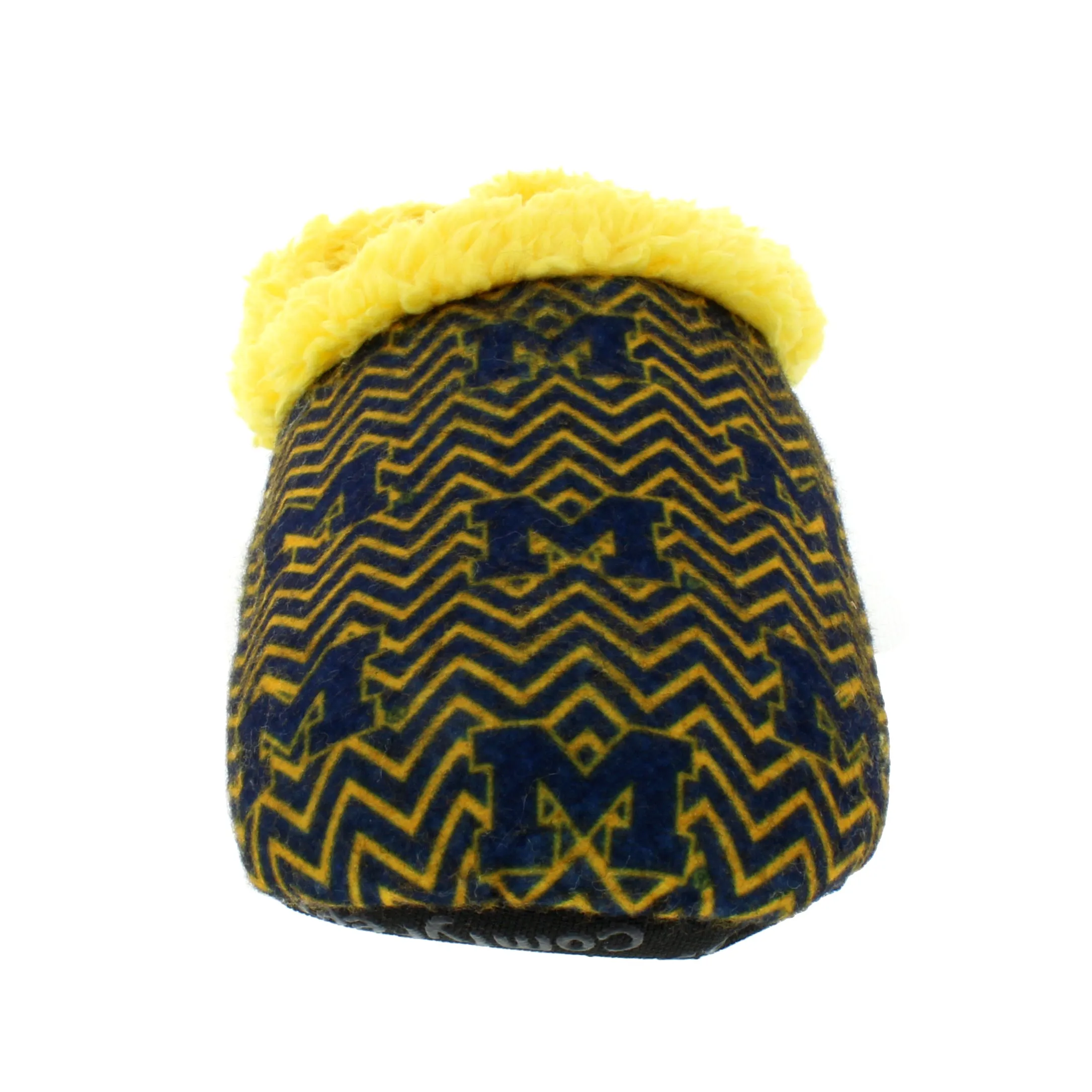 Michigan Wolverines Chevron Slip On Slippers